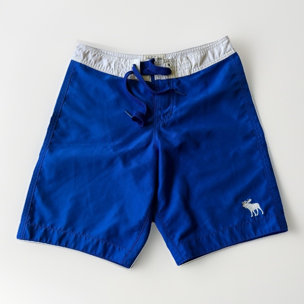 Abercrombie & Fitch Board Shorts Small Blue Y2K Surf Skater Mallcore